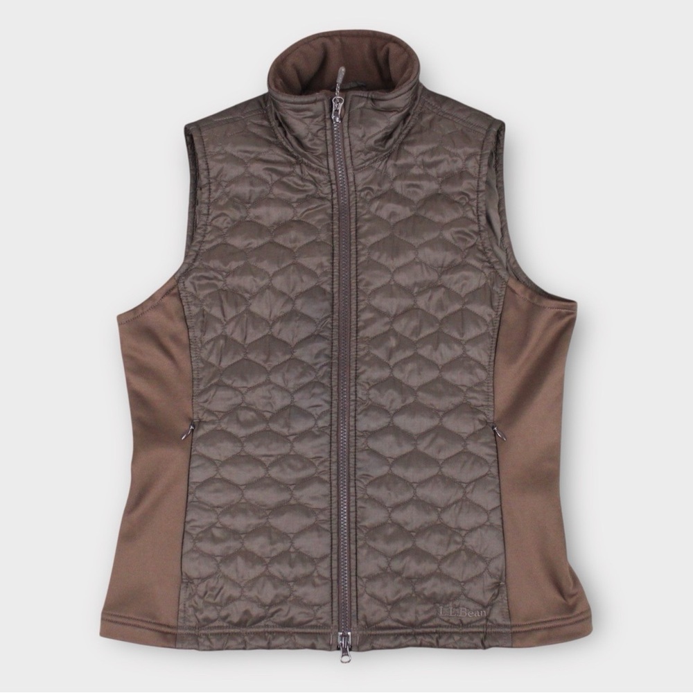 L.L. Bean Quilted Brown Women's Vest